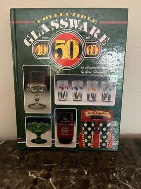 VintageCollectible Glassware from the 40s 50s 60s Hardcover Book Second Edition